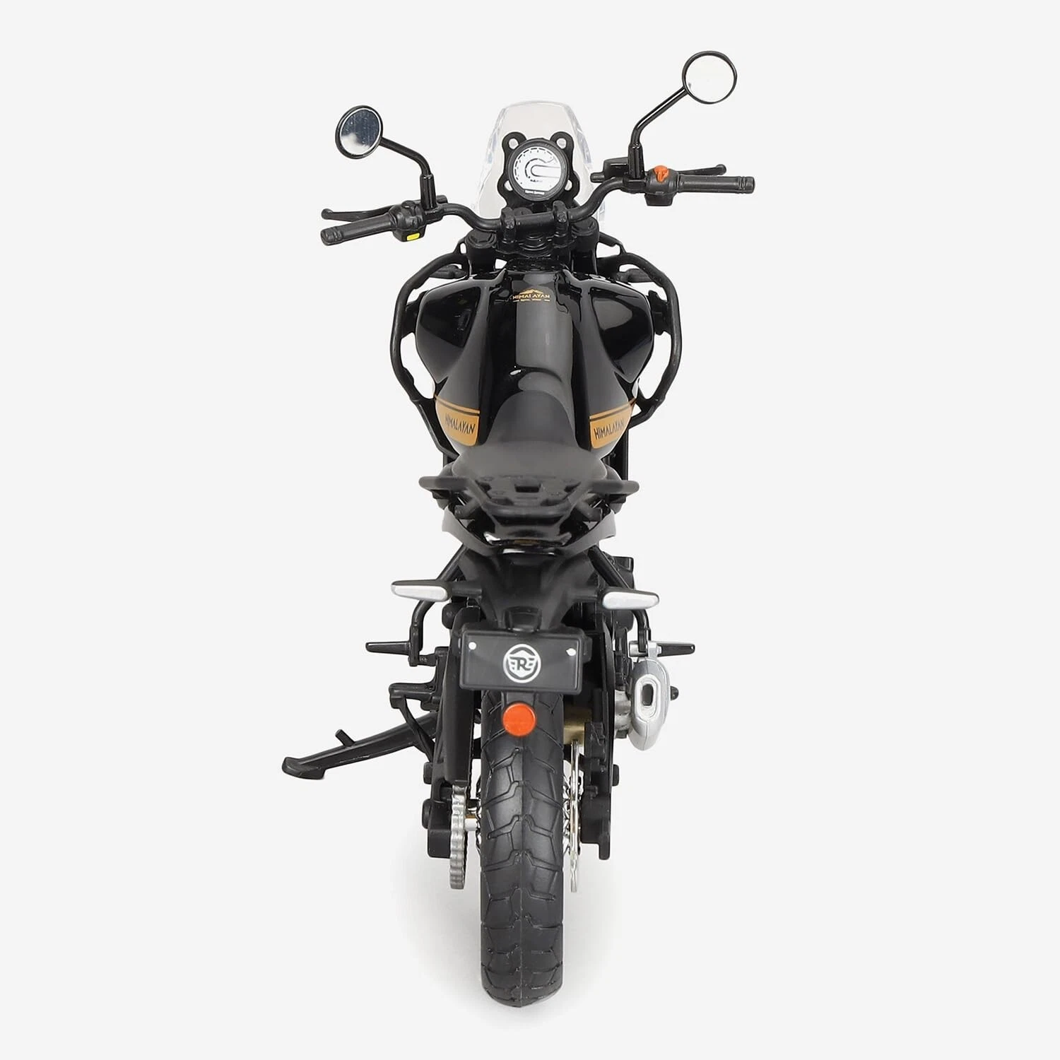 Royal Enfield New Himalayan Scale Model| Size: 1:12 Toy Bike Hanle Black
