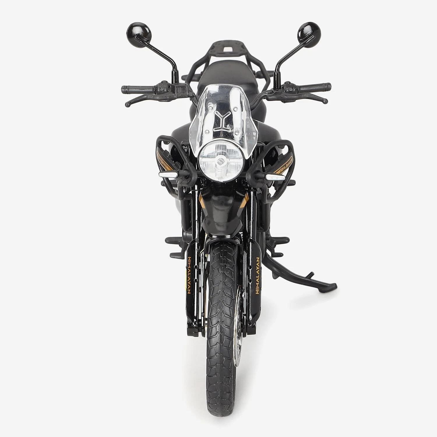 Royal Enfield New Himalayan Scale Model| Size: 1:12 Toy Bike Hanle Black