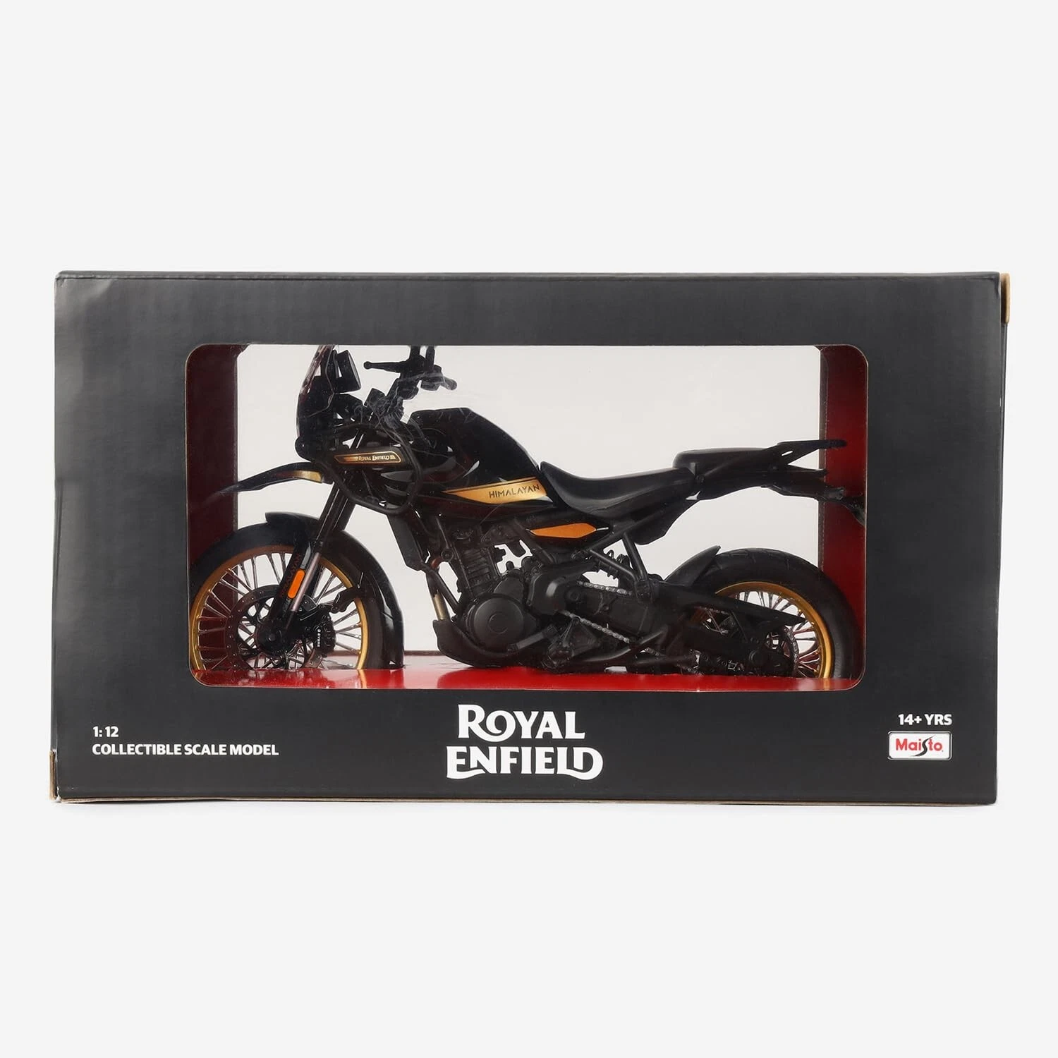 Royal Enfield New Himalayan Scale Model| Size: 1:12 Toy Bike Hanle Black