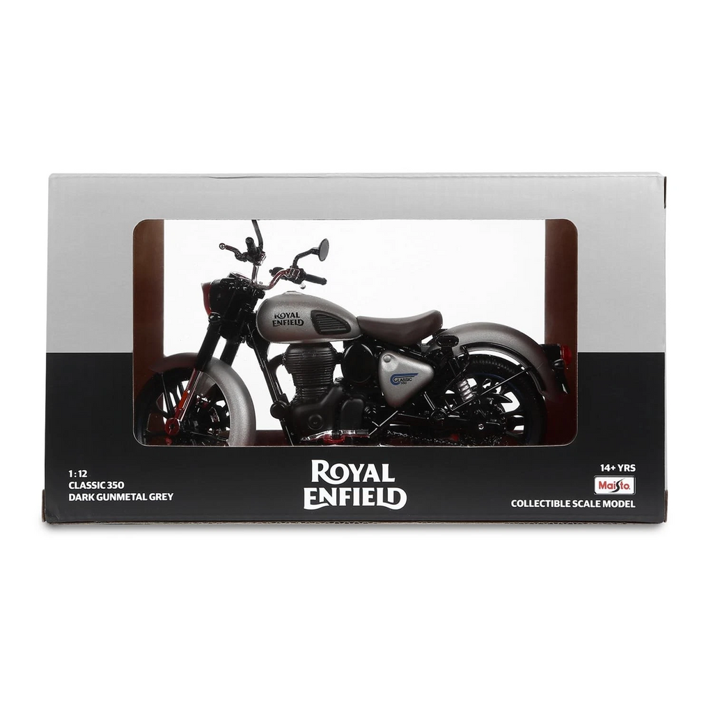Royal Enfield J1A Matt Scale Model | 1: 12 | Rear-View Mirrors | Free Rolling