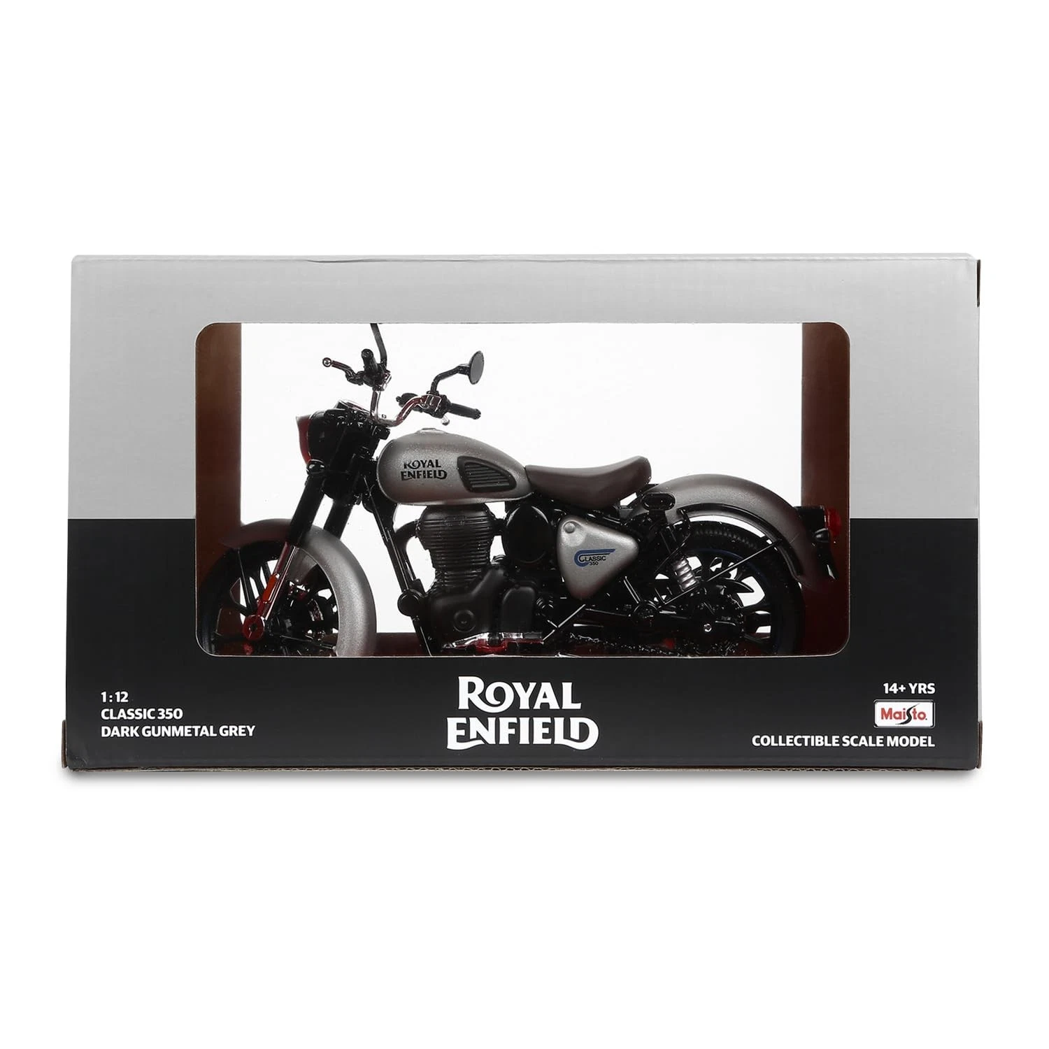 Royal Enfield J1A Matt Scale Model | 1: 12 | Rear-View Mirrors | Free Rolling