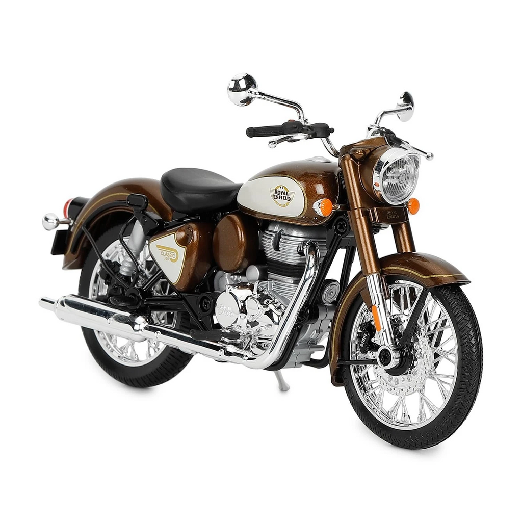 Royal Enfield New Classis 350 Scale Model | 1: 12 | Rear-View Mirrors | Free Rol