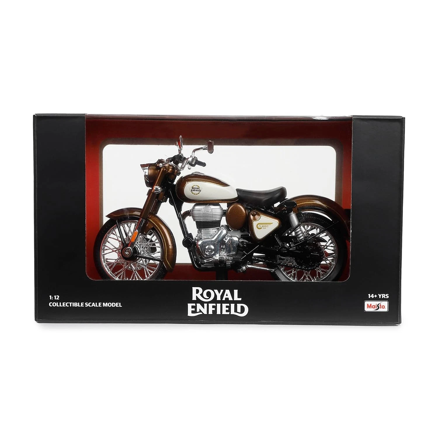 Royal Enfield New Classis 350 Scale Model | 1: 12 | Rear-View Mirrors | Free Rol