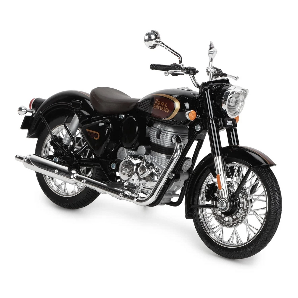 Royal Enfield Classic 350 Minitaure Halcyon Black scale model