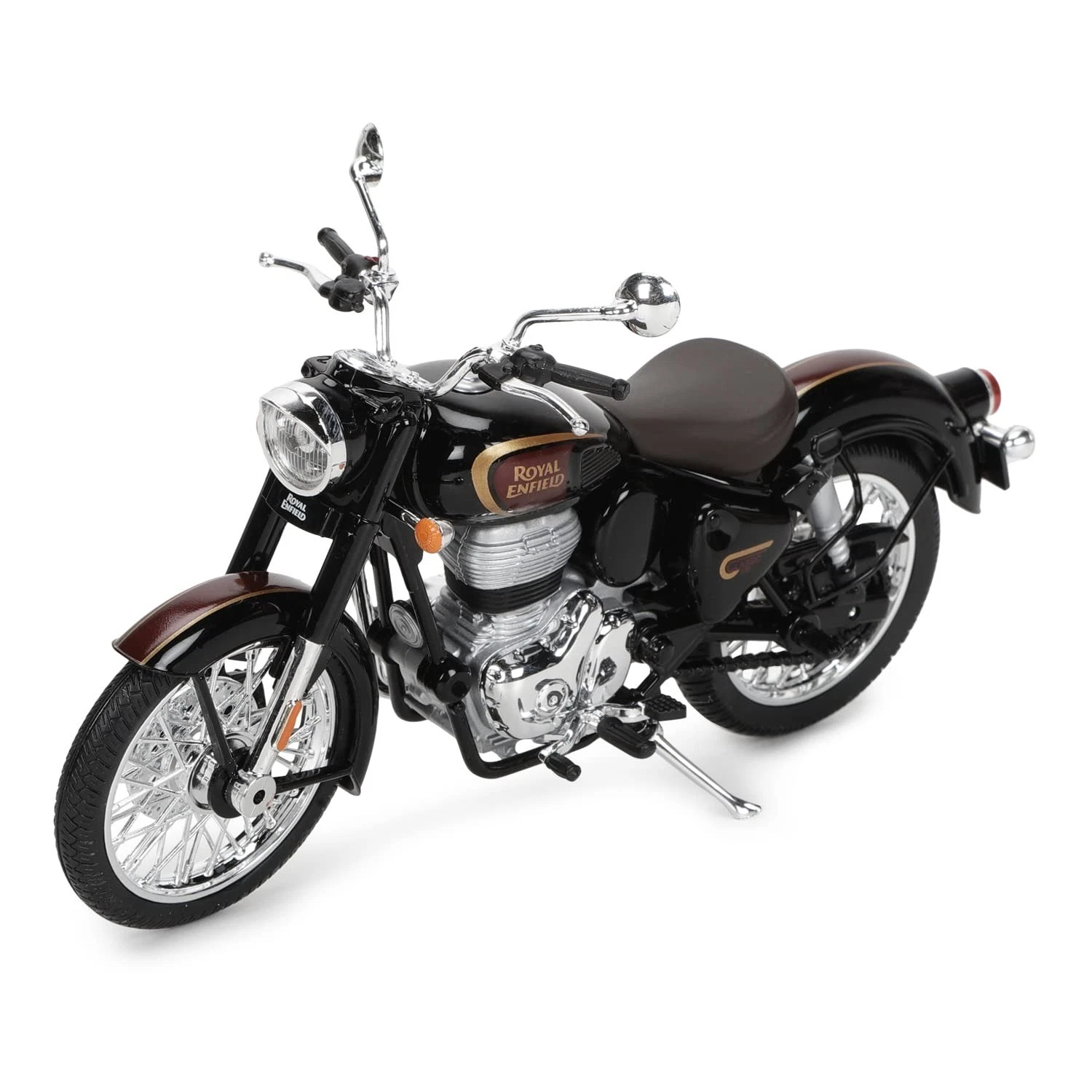 Royal Enfield Classic 350 Minitaure Halcyon Black scale model