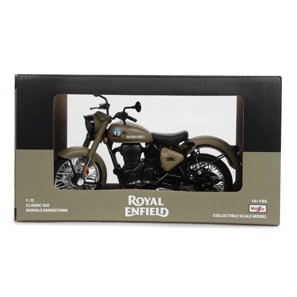 Royal Enfield J1A Scale Model Signals Sandstorm 1:12