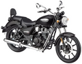 Royal Enfield Scale Model Meteor 350 Stellar Black Abs Plastic Metal Miniature